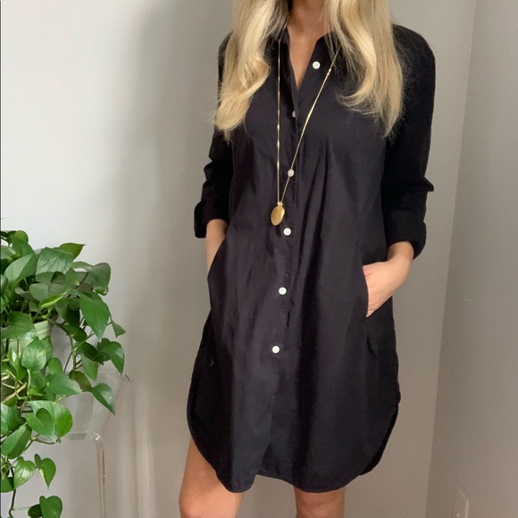 Everlane Dresses & Skirts - Everlane shirt dress sz 4 black